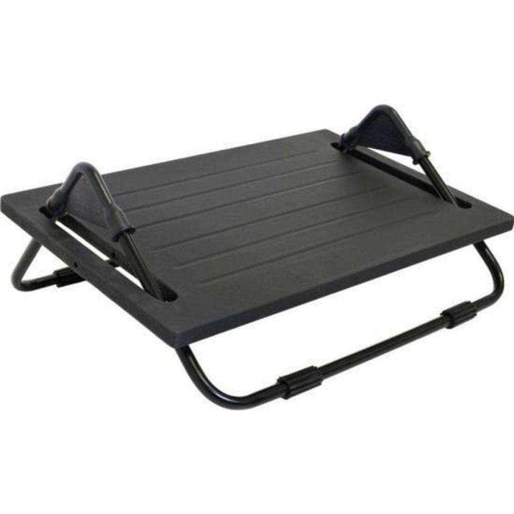 Apoio Para Pés MDF Preto Com Saco Multivisão [F002]
