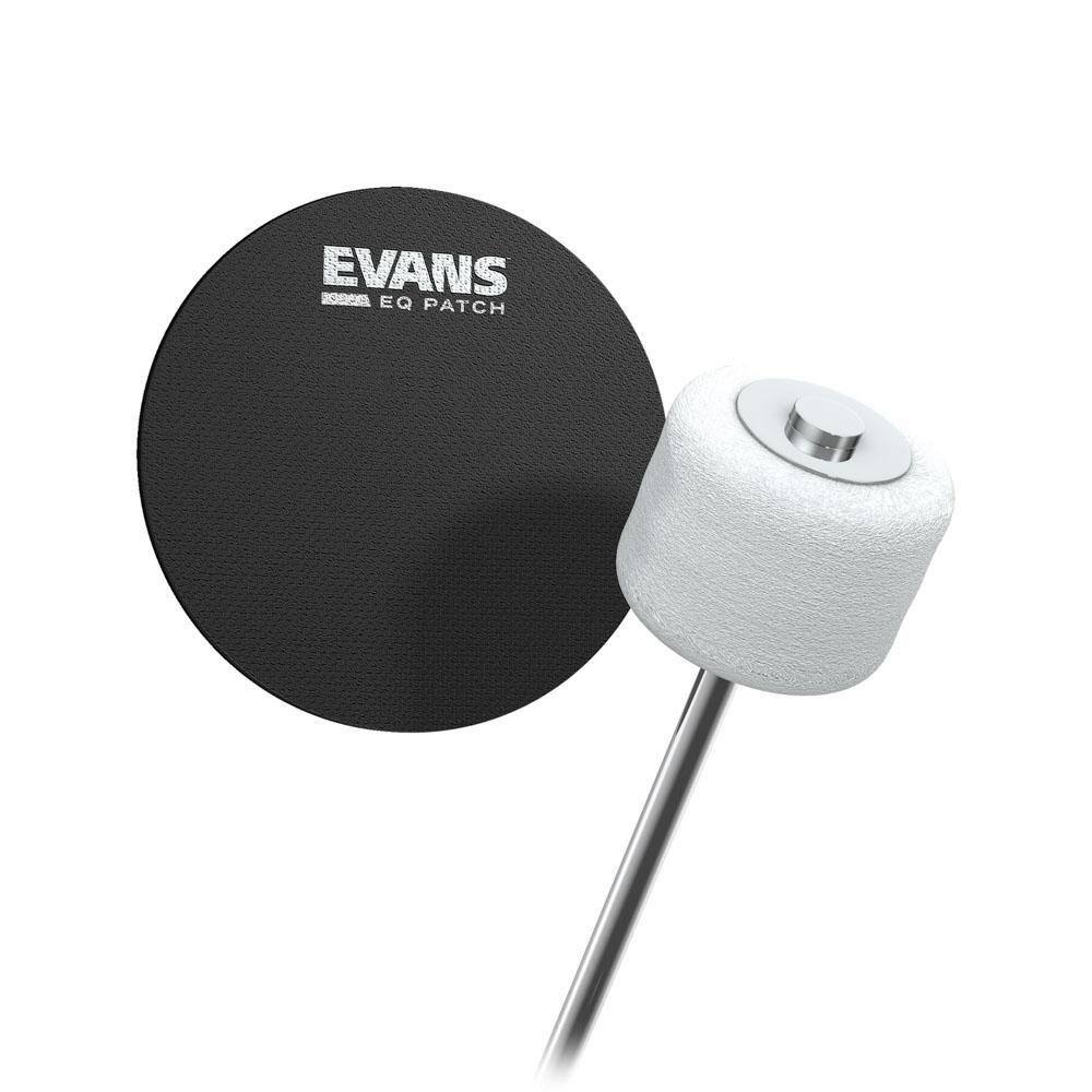 Pad Protetor Pele Bumbo Pedal Simples (2 Peças) Evans EQPB1 [F035]