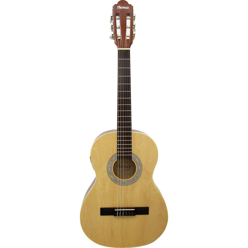 Violão Eletroacústico Kids De Nylon Tcg 360 Eq Natural Thomaz [F097]