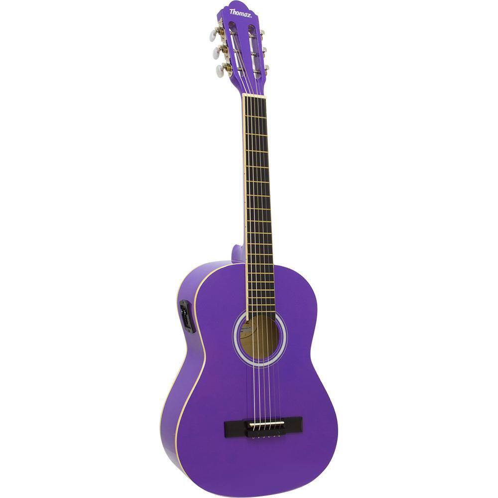 Violão Eletroacústico Kids De Aço Tcg 360 A Eq Roxo Thomaz [F097]