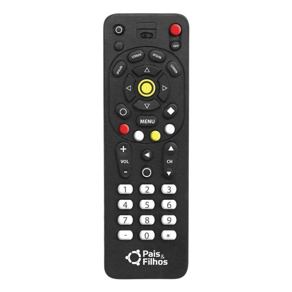 Mordedor Controle de TV Bebê Aliviar Dentiçã Atoxico Pais & Filhos