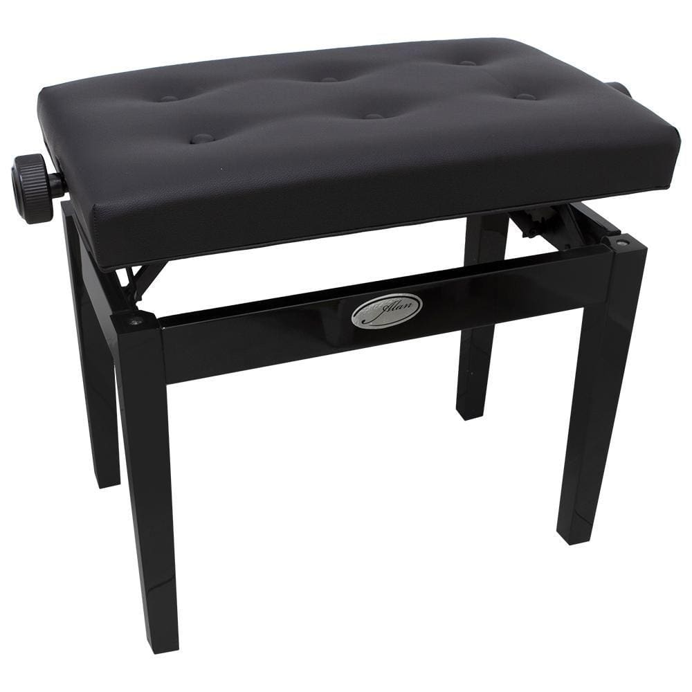 Banco De Piano Com Regulagem Ba 5 Preto Alan [F097]