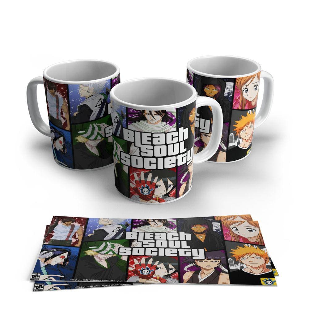 Caneca de Porcelana Anime Bleach Modelo 13