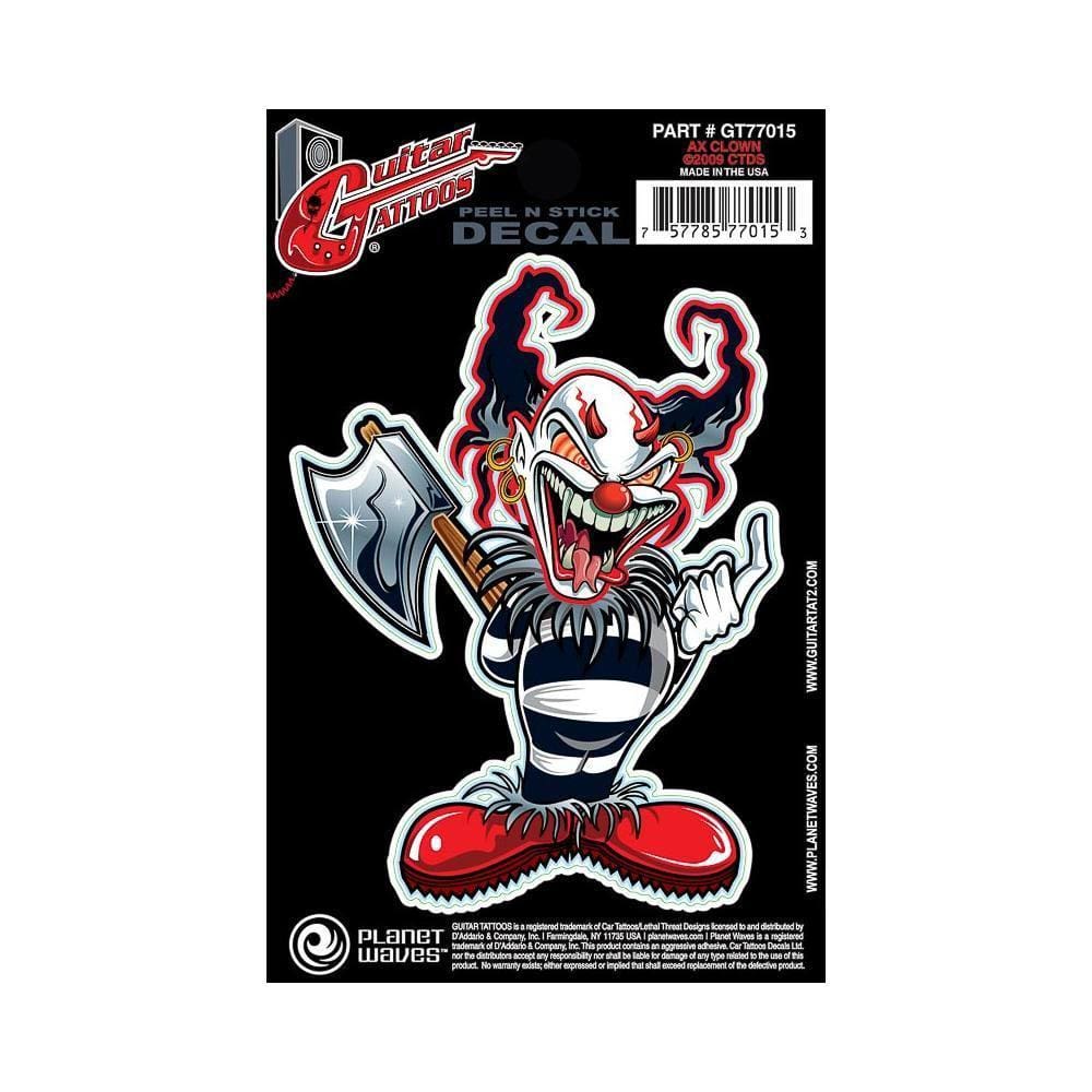 Adesivo Para Guitarra Axe Clown Tattoo D Addario GT77015 [F035]
