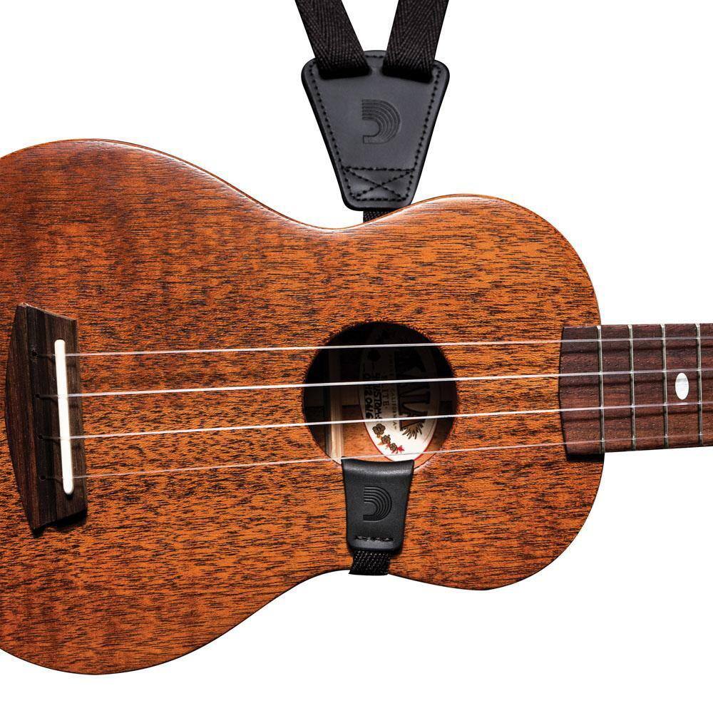 Correia Para Ukulele Eco-Comfort Preta D Addario 19UKE00 [F035]