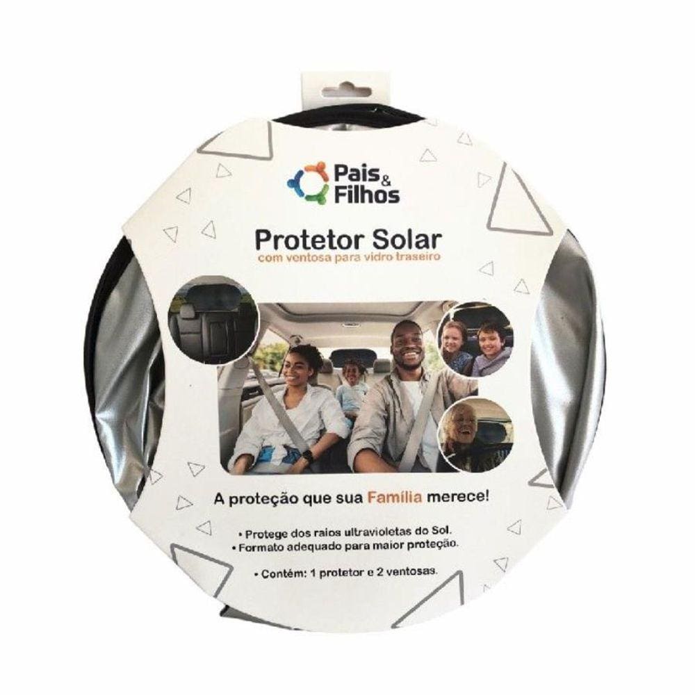 Protetor Solar Blackout Vidro Traseiro Proteção UV Pais & Filhos