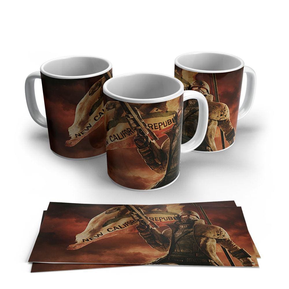 Caneca de Porcelana Fallout modelo 01