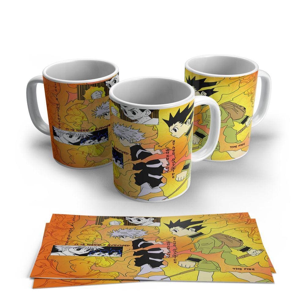 Caneca de Porcelana Hunter X Hunter modelo 28