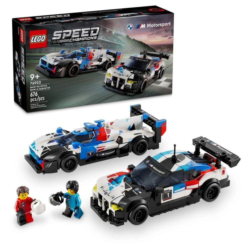 Lego Speed - Carros De Corrida Bmw M4 Gt3 E Bmw M Híbrido V8