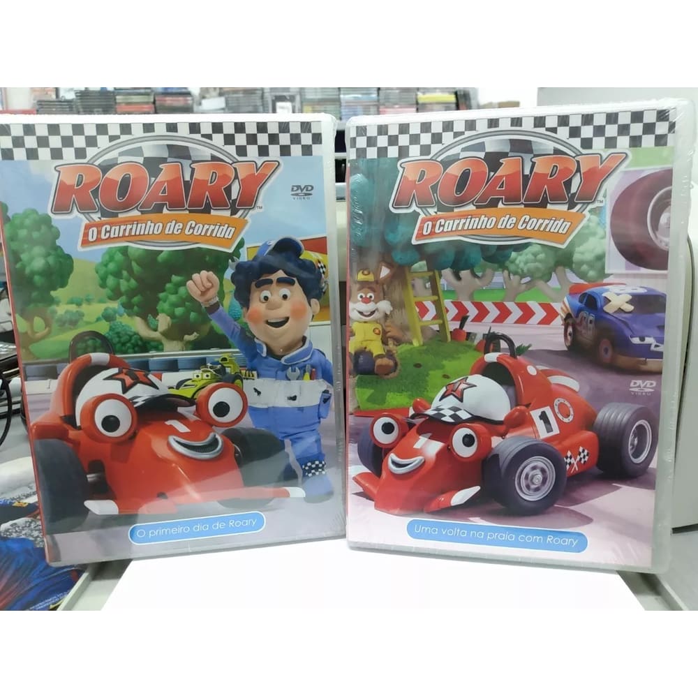 Roary Uma Volta Na Praia Com - Kit 2 Dvds