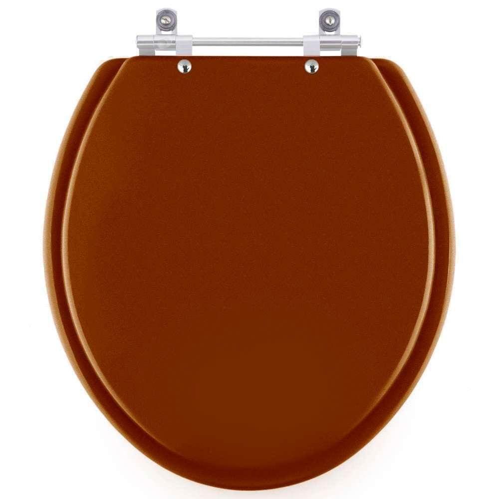 Assento Sanitário Convencional / Oval Caramelo Para Vaso Deca