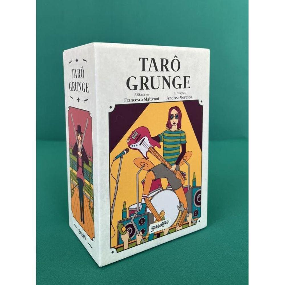 Tarô Grunge: Box com deck de 78 cartas e livro explicativo
