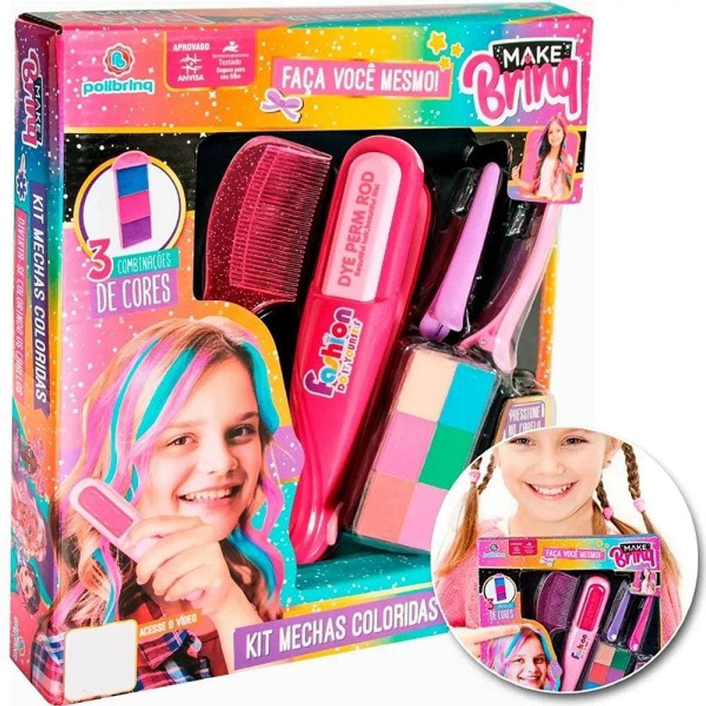 Mk48 - Kit Beleza Make Infantil - 7898506721139