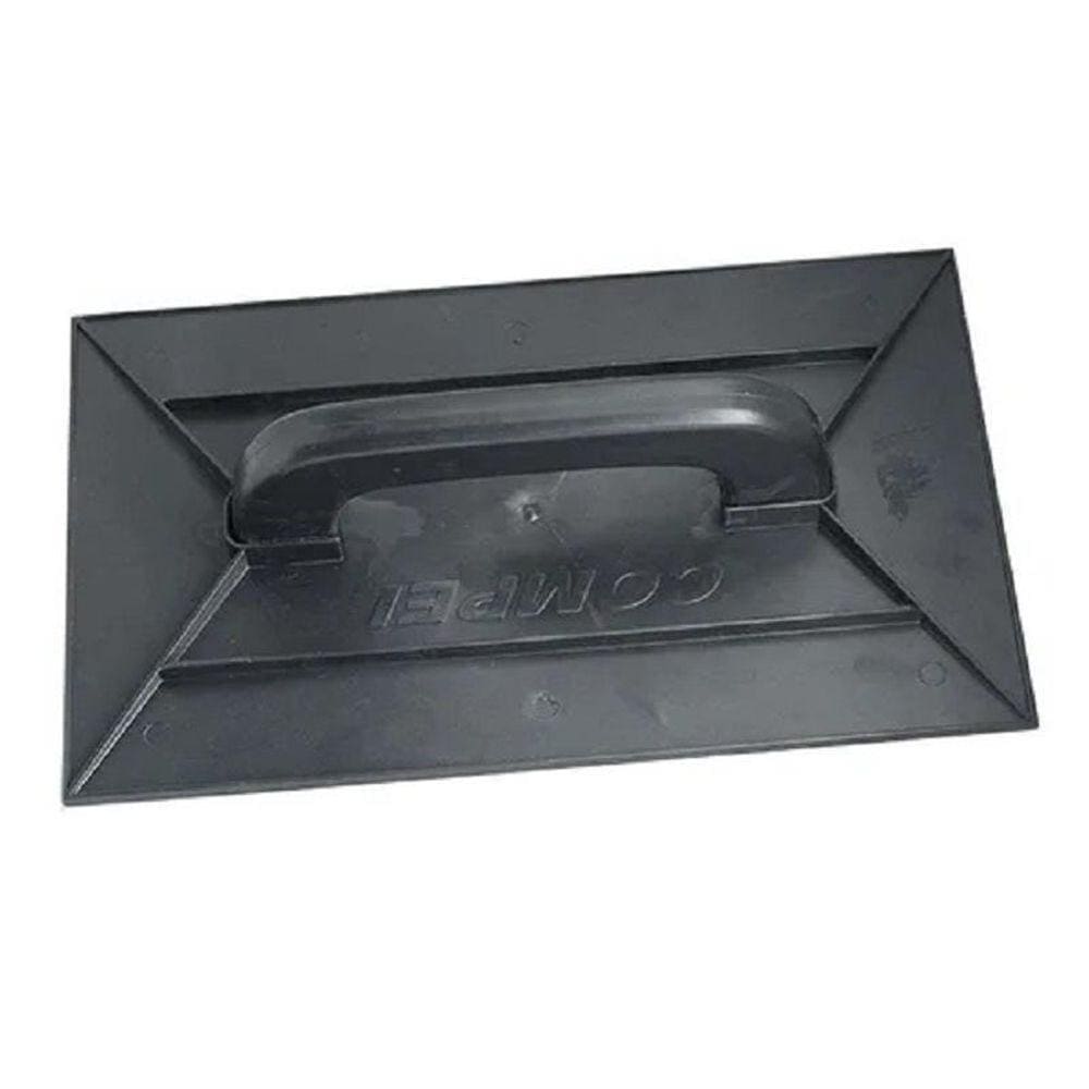 Desempenadeira Plastica Preta Lisa 18X30Cm Compel 0.2431