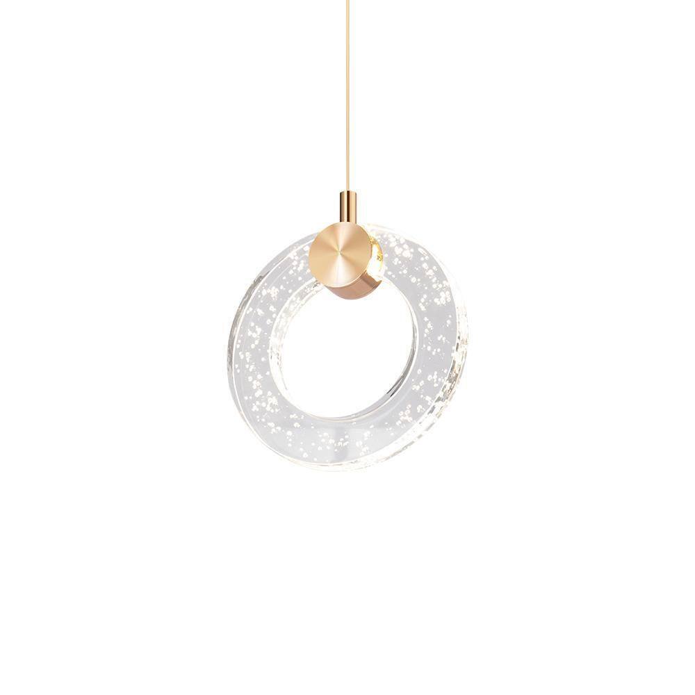 Lustre Pendente Nitrolux Ntl-007 Rose Gold Led Bivolt