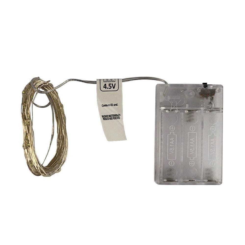 Fio De Fada Led Decoração Cordão De Luz 10Mts - Colorido