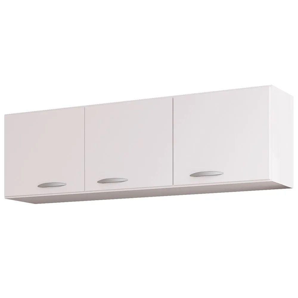 Armário Aéreo de Cozinha 120cm 3 Portas Classic - Poquema