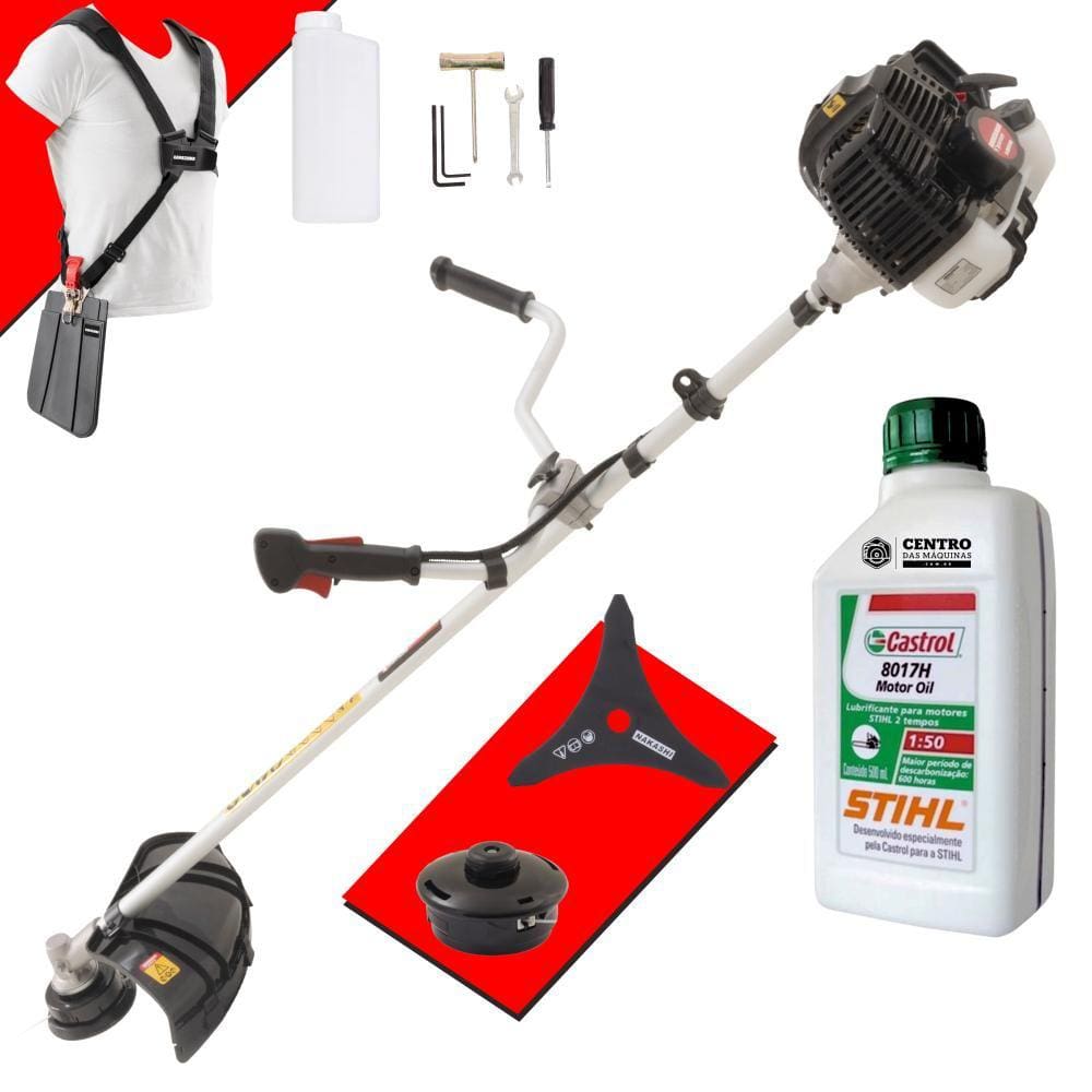 Roçadeira Profissional Com ÓLEO STIHL KW43-LE Kawashima À Gasolina 2T 43cc 1,7HP Alta Performance e Potência