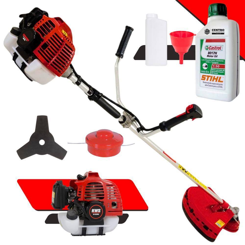 Roçadeira Profissional Com ÓLEO STIHL KW52-L KW52L KW52 Kawashima À Gasolina 2T 52cc 2,5HP Alta Performance e Potência
