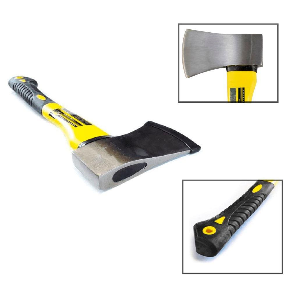 Machado Cabo Fibra De Vidro 1,5Lb Aço Carbon Emborrachado