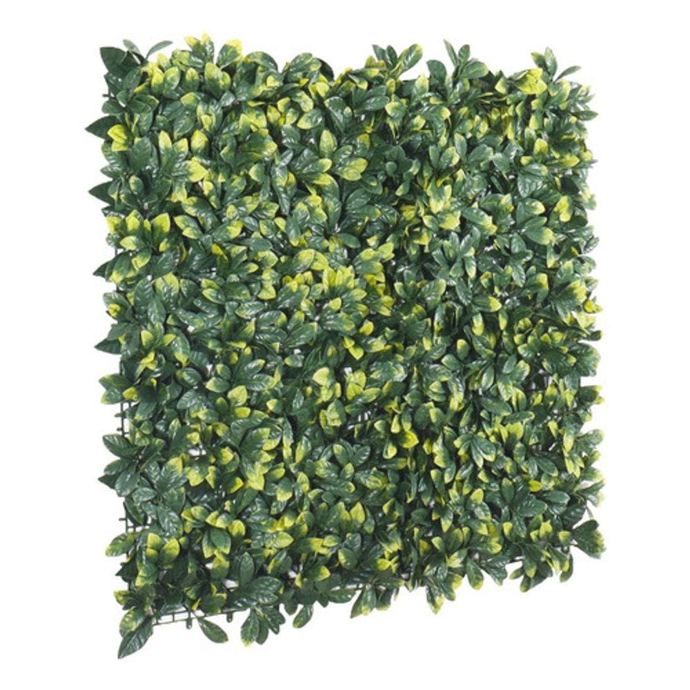 Placa Jardim Vertical Gardenia Folhagem Artificial 100x100cm
