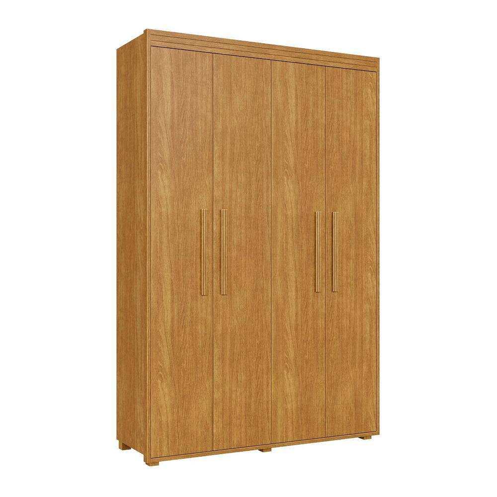 Guarda-roupa 4 Portas Milão Cama Fenix Economia de Espaço