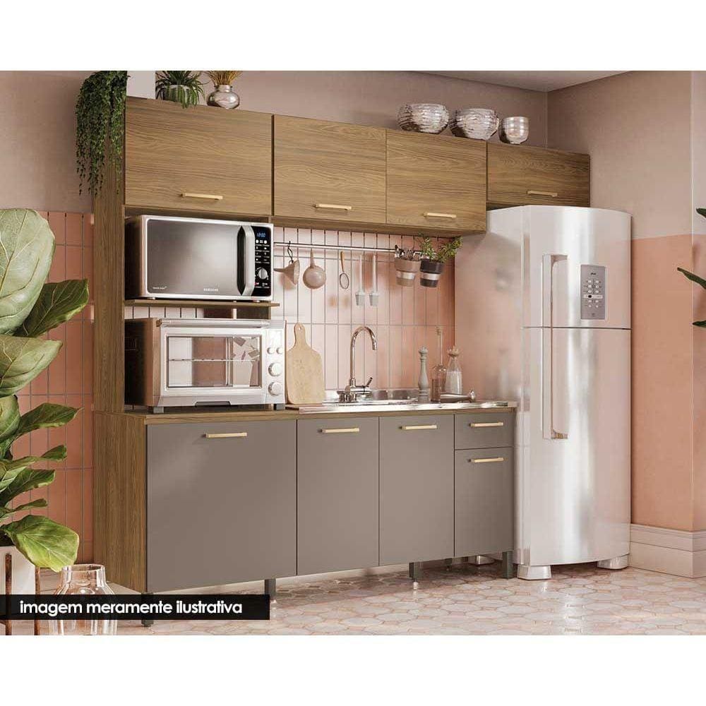 Kit De Cozinha Compacta A L780a Nogueira/fendi - Kappesberg