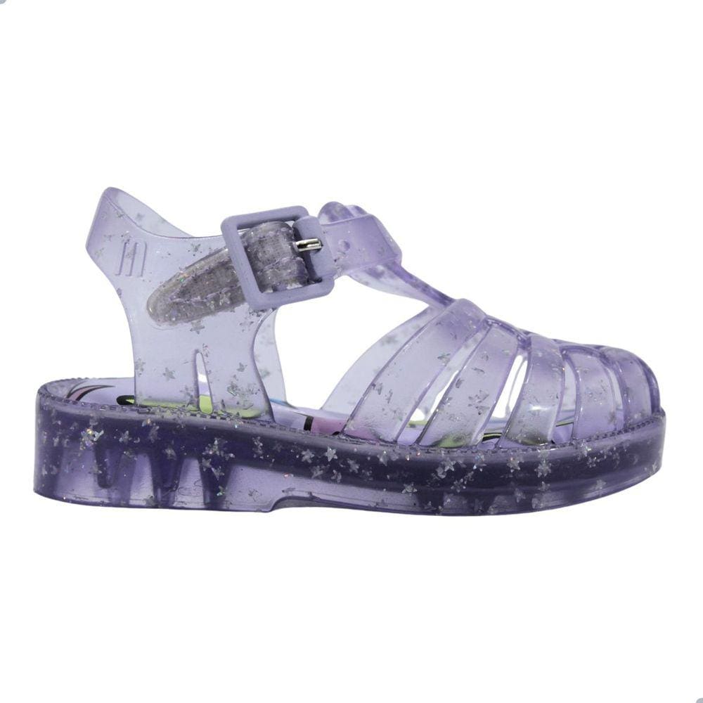 Sandalia Mini Melissa Possession Shiny Elements Lilás