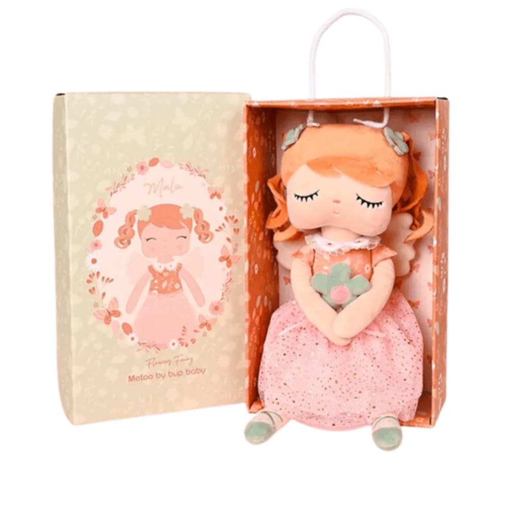 Boneca Metoo Angela Fada Com Caixa Premium 49 cm Pelúcia - Malu