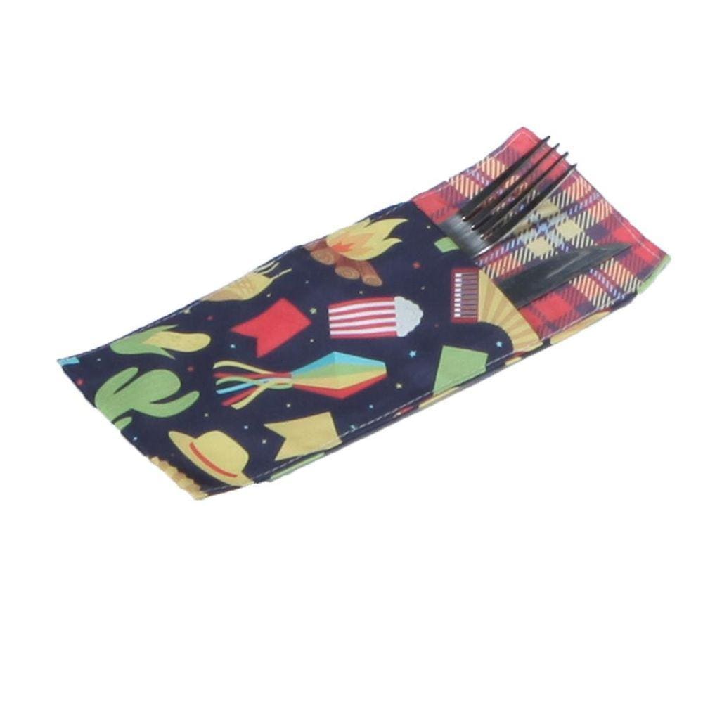 Porta Talher Avulso 0,22 X 0,10 Estampado - Festa Junina