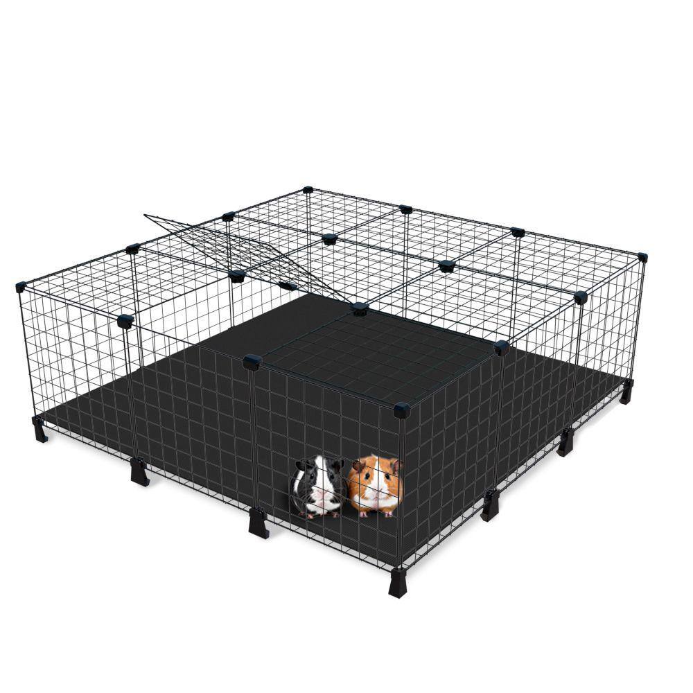 Cercado 120X120x40 Cm Com Teto Fundo E Polionda