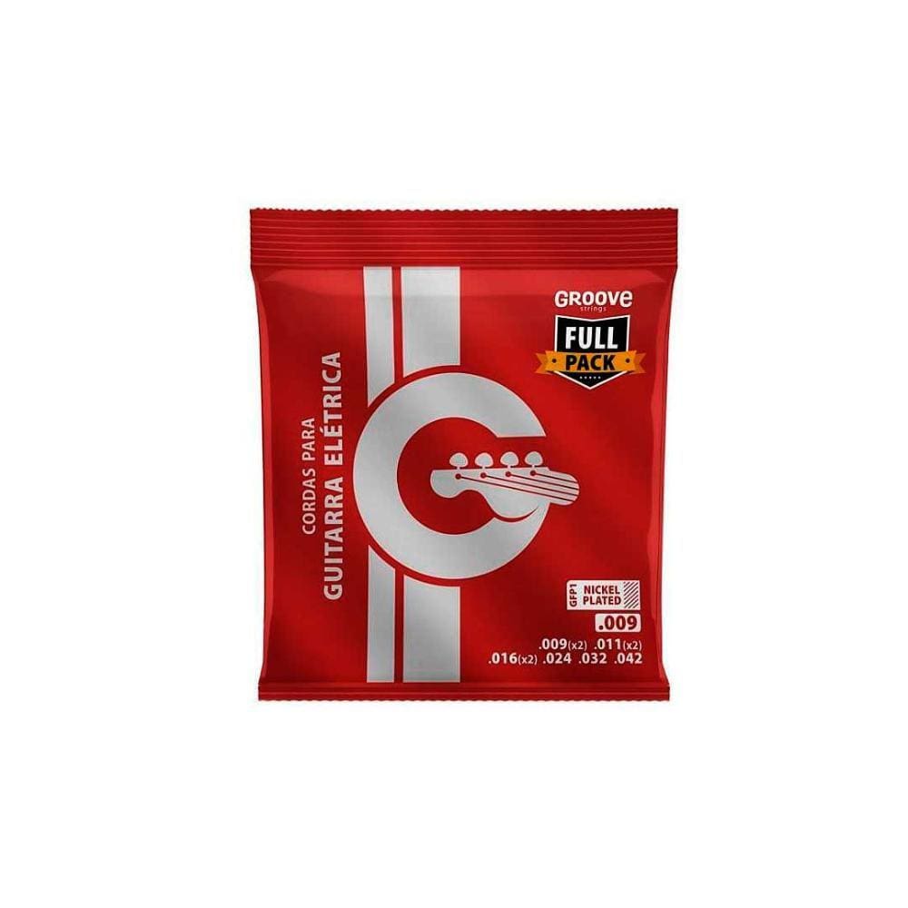 Jogo De Cordas P/guitarra Groove 0.009”/0.042” Gfp1 [F108]