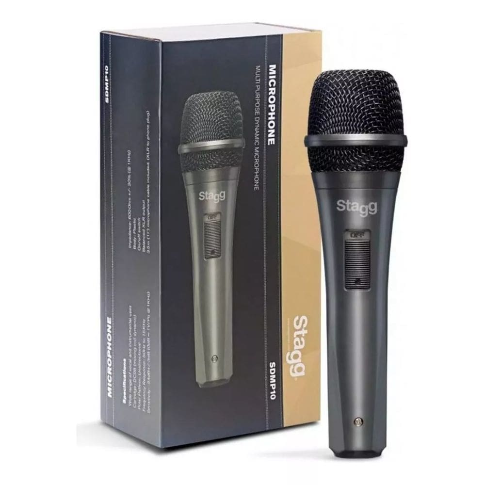 Microfone Profissional Stagg Sdmp10 Cardioide + Cabo