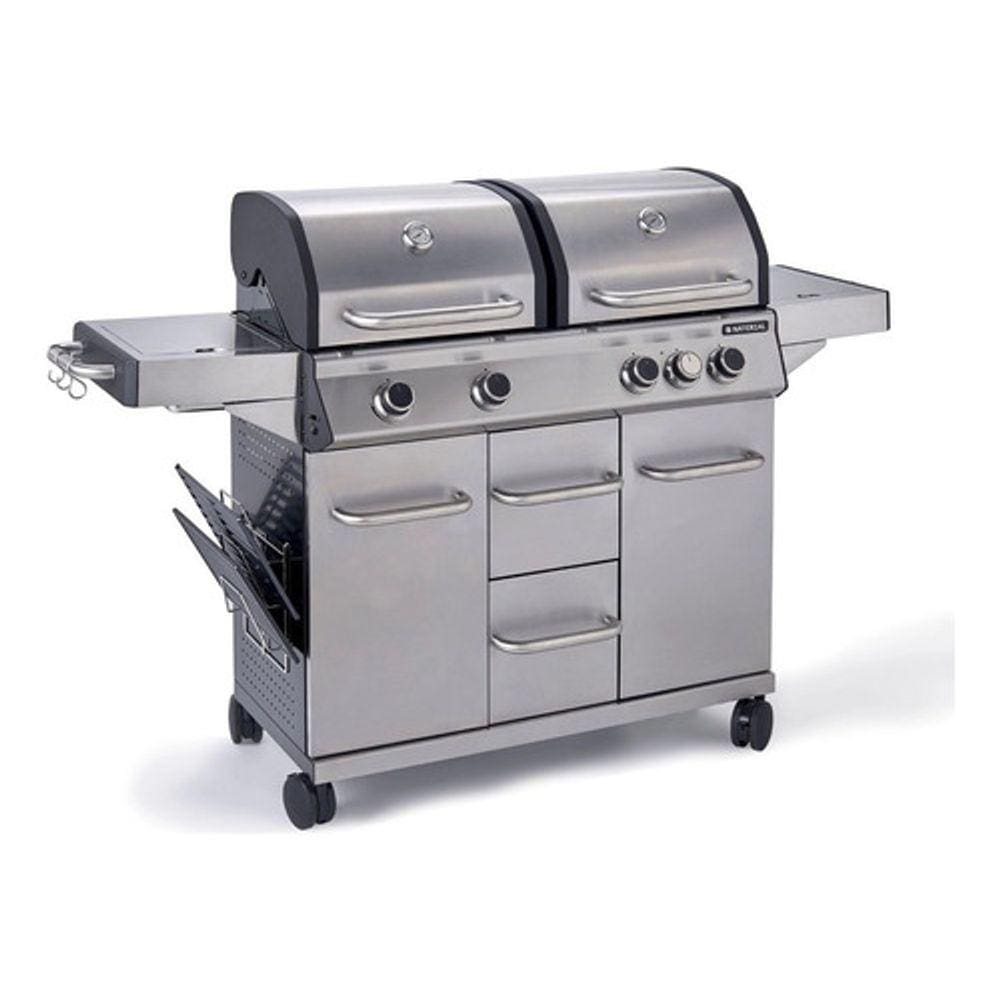 Churrasqueira Americana Pro A Gás Inox Led Usb 5 Queimadores