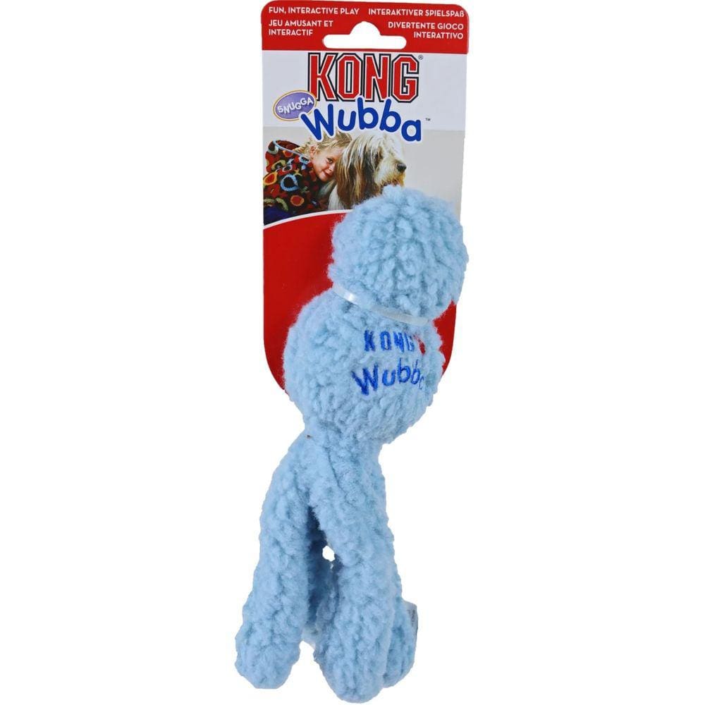 Pelúcia Kong Wubba Snugga Brinquedo para Cães e Gatos Pequeno - Azul