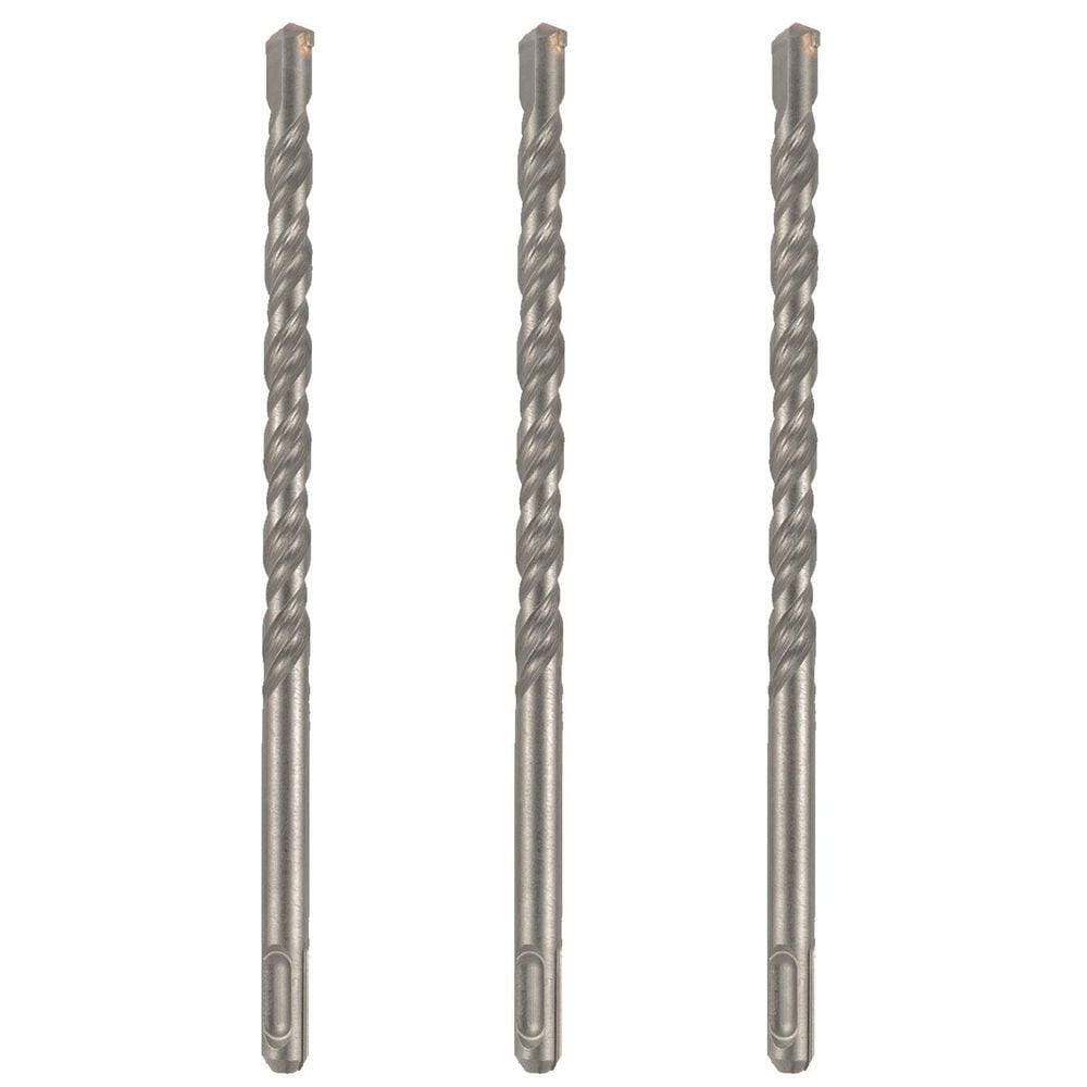 Kit 3 Brocas Sds Plus 10Mm X 210Mm Metal Duro Profissional