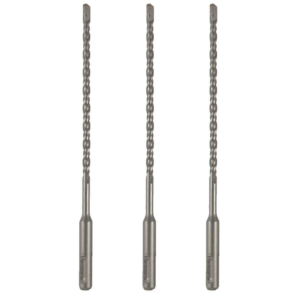 Kit 3 Broca Sds Plus 8Mm X 260Mm Para Martelete Profissional