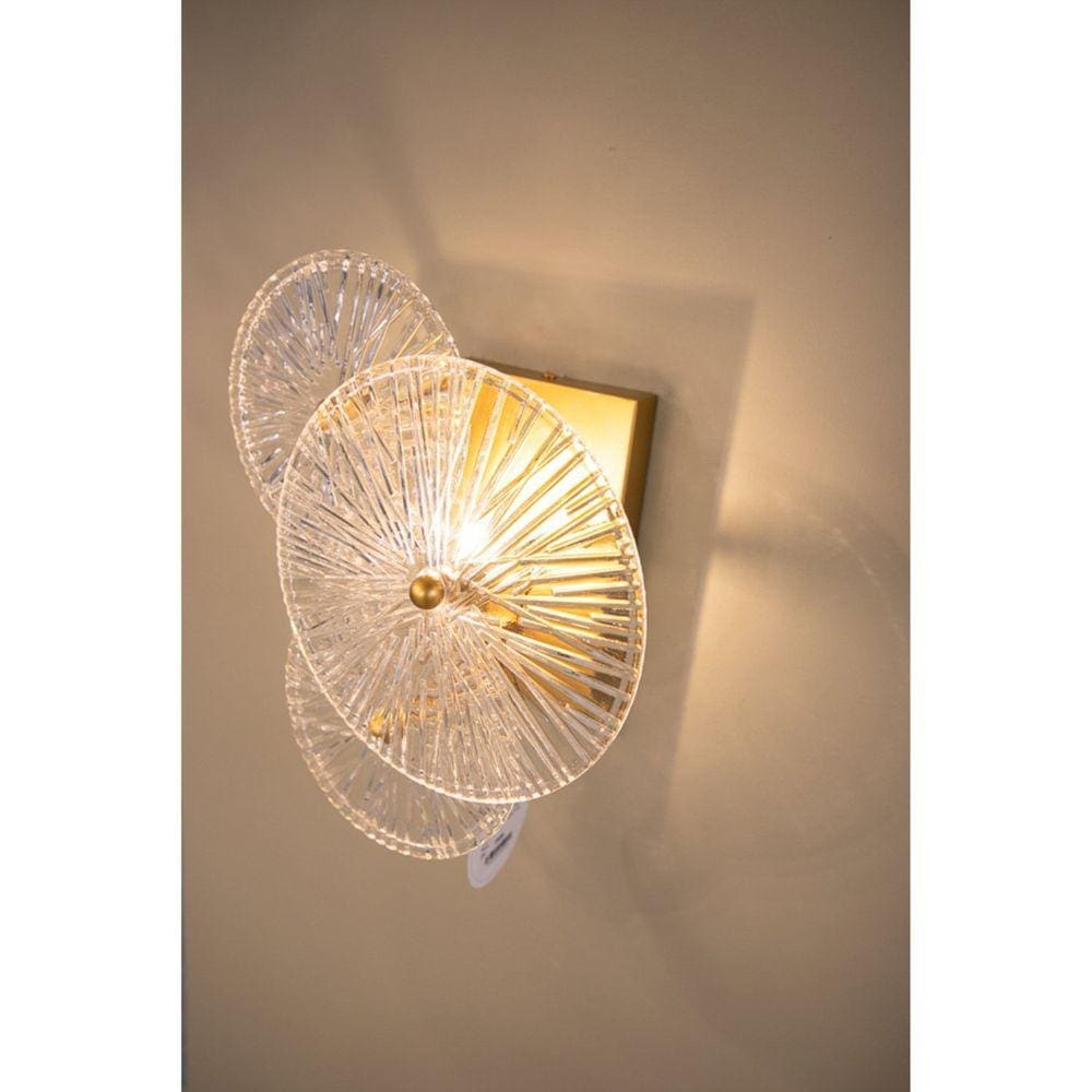 Arandela Medea l13,5cm c22,5cm a30cm 1xg9 Bolinha Max 40w Ip20 Dourado