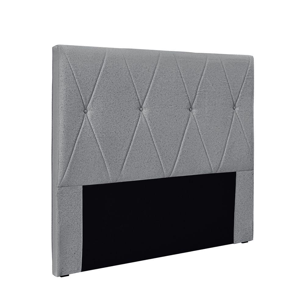 Cabeceira Cama Box Queen 160 cm Aquilla Linho Cinza S04 - D`Rossi