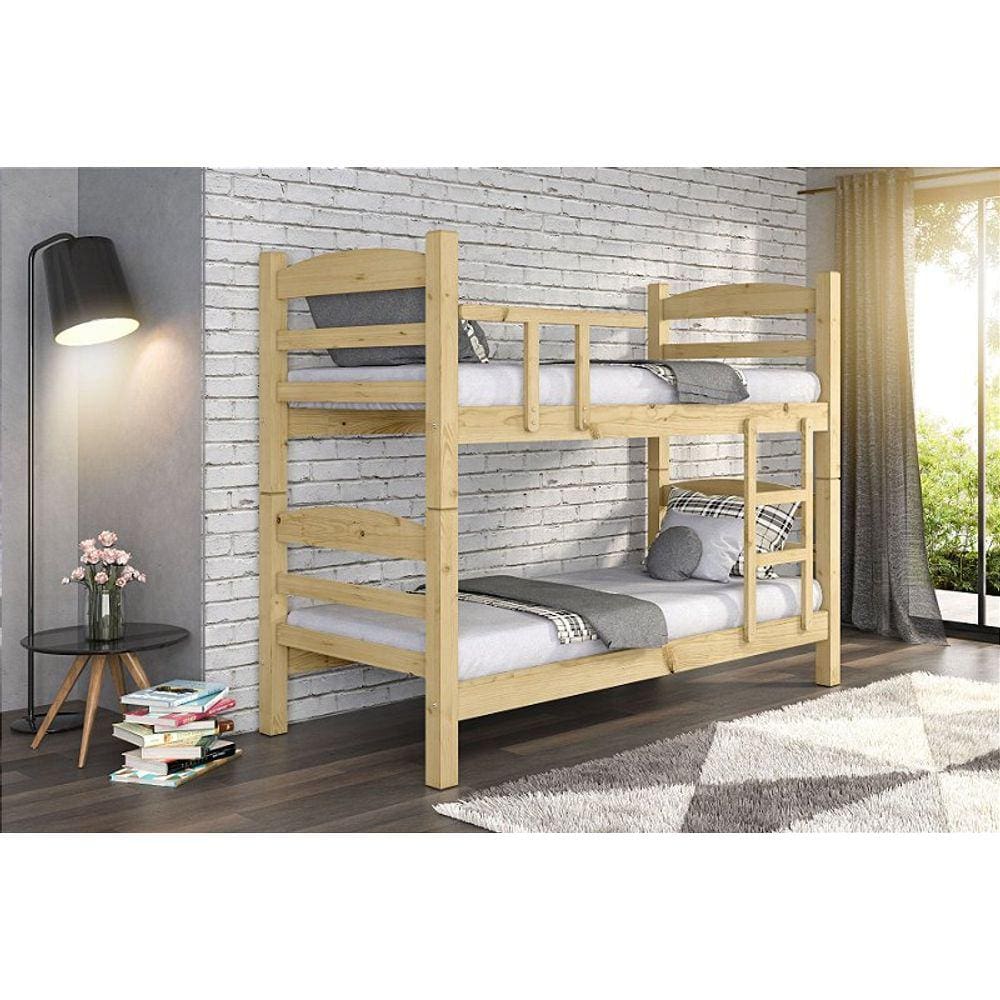 Beliche Reta Madeira Maciça Cor Natural