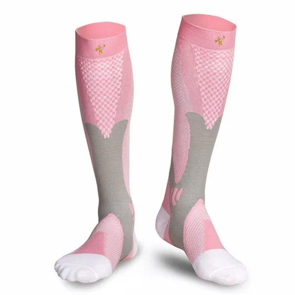 Meia Esportiva Gold Sports Futebol Confort Longa 3/4 Anti - Derrapante Adulto