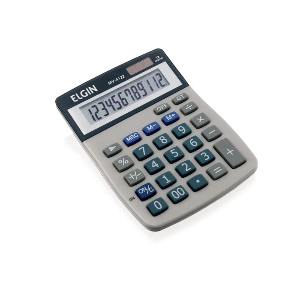Calculadora De Mesa 12 Digitos Mv-4122 Elgin [F108]