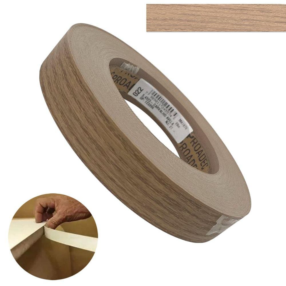 Fita De Borda PVC Carvalho Avelã 22mm X 20m Proadec