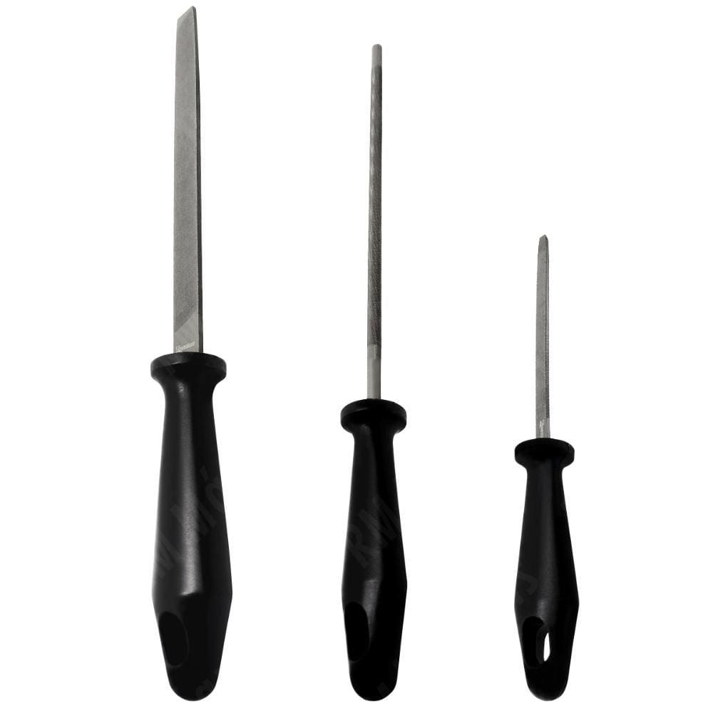Kit Limas Redonda 3/16 Triangular 10MM Plana 200MM Toyama
