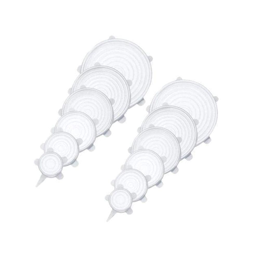 Tampa De Silicone Kit Com 12 Unidades