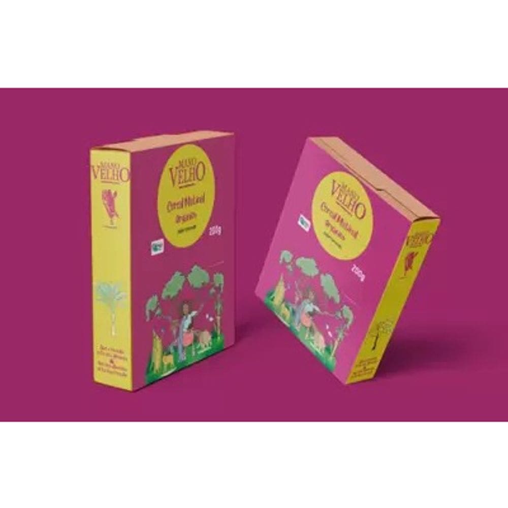 Cereal Matinal Orgânico De Melado De Cana 200G - Mano Velho
