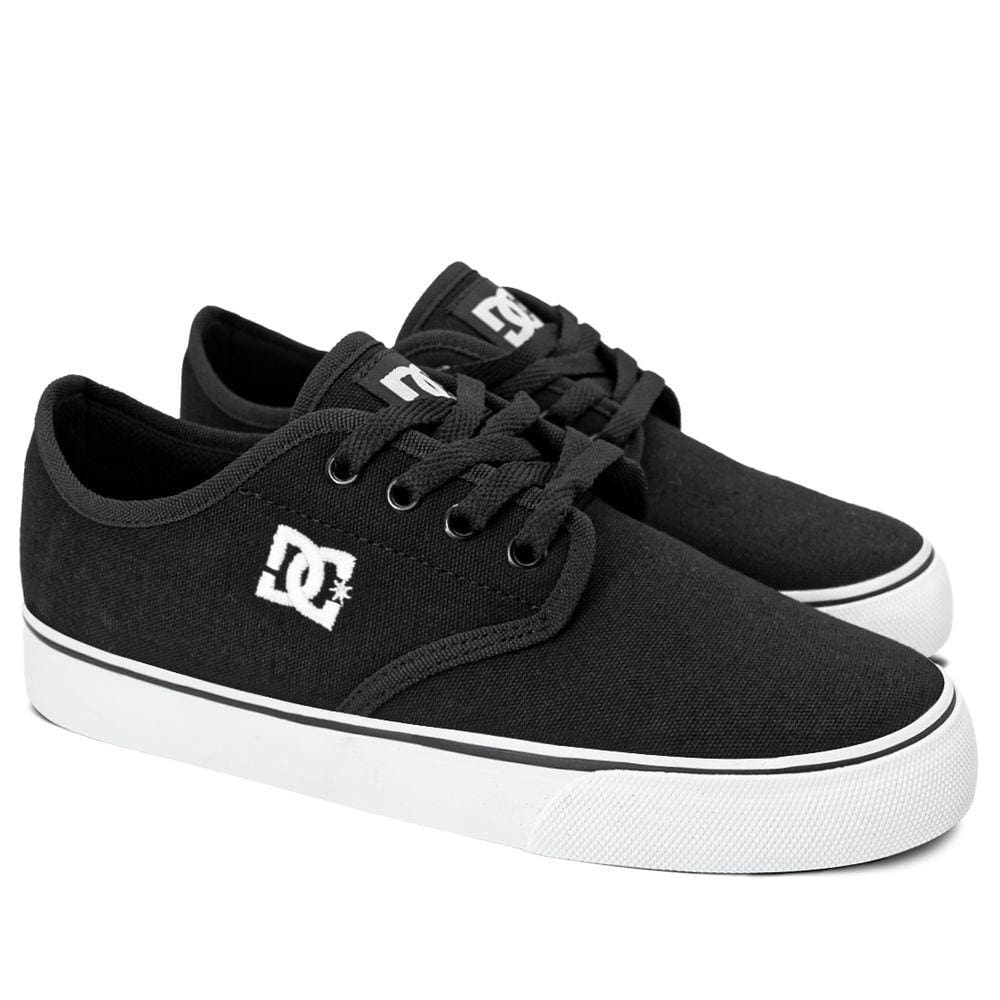 Tênis DC District Black White Black
