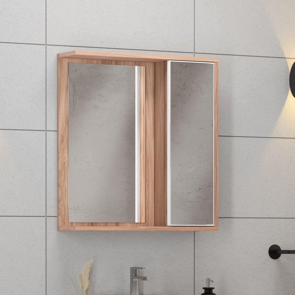 Armário para Banheiro 60cm Desarmado Tivoli Nogal