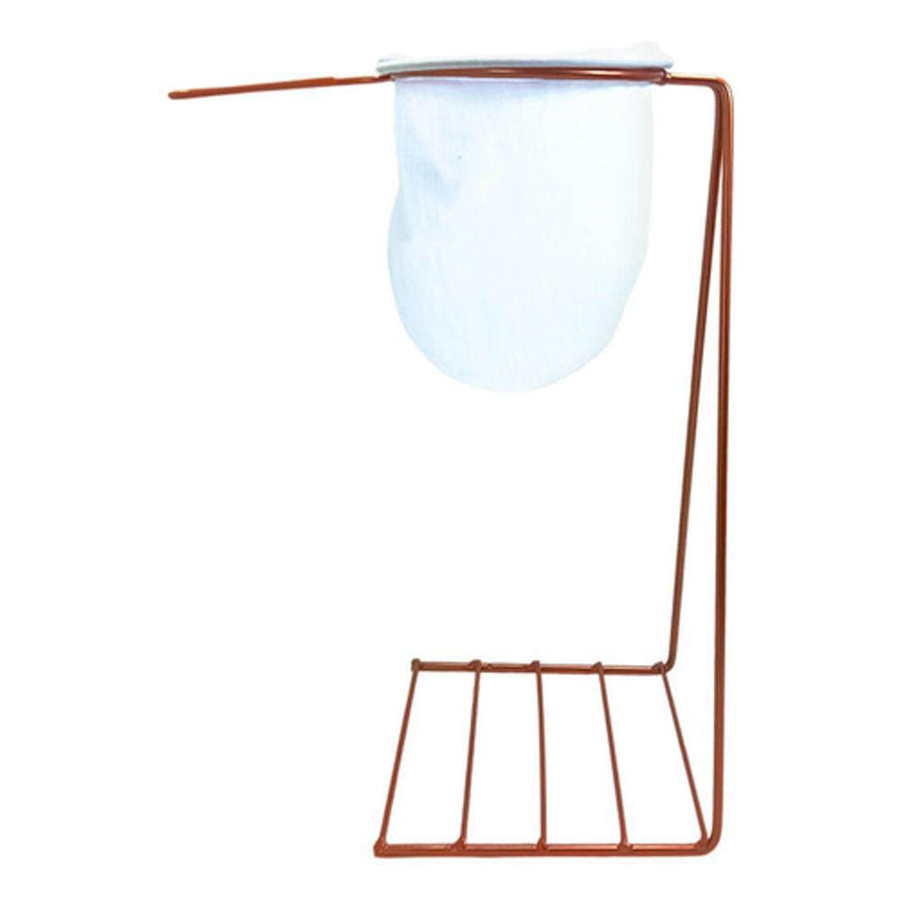 Conjunto Coador De Café 32cm Suporte Cobre Base Para Caneca
