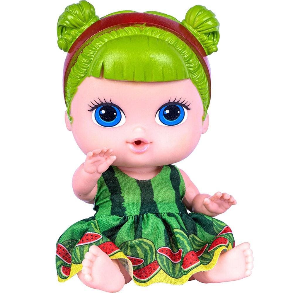 Boneca Bebe Frutinhas Cheirinho De Fruta Melancia - Cotiplás